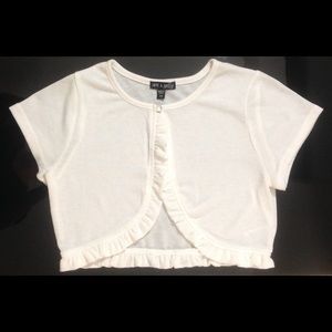 Ava & Yelly Short Sleeve Shrug